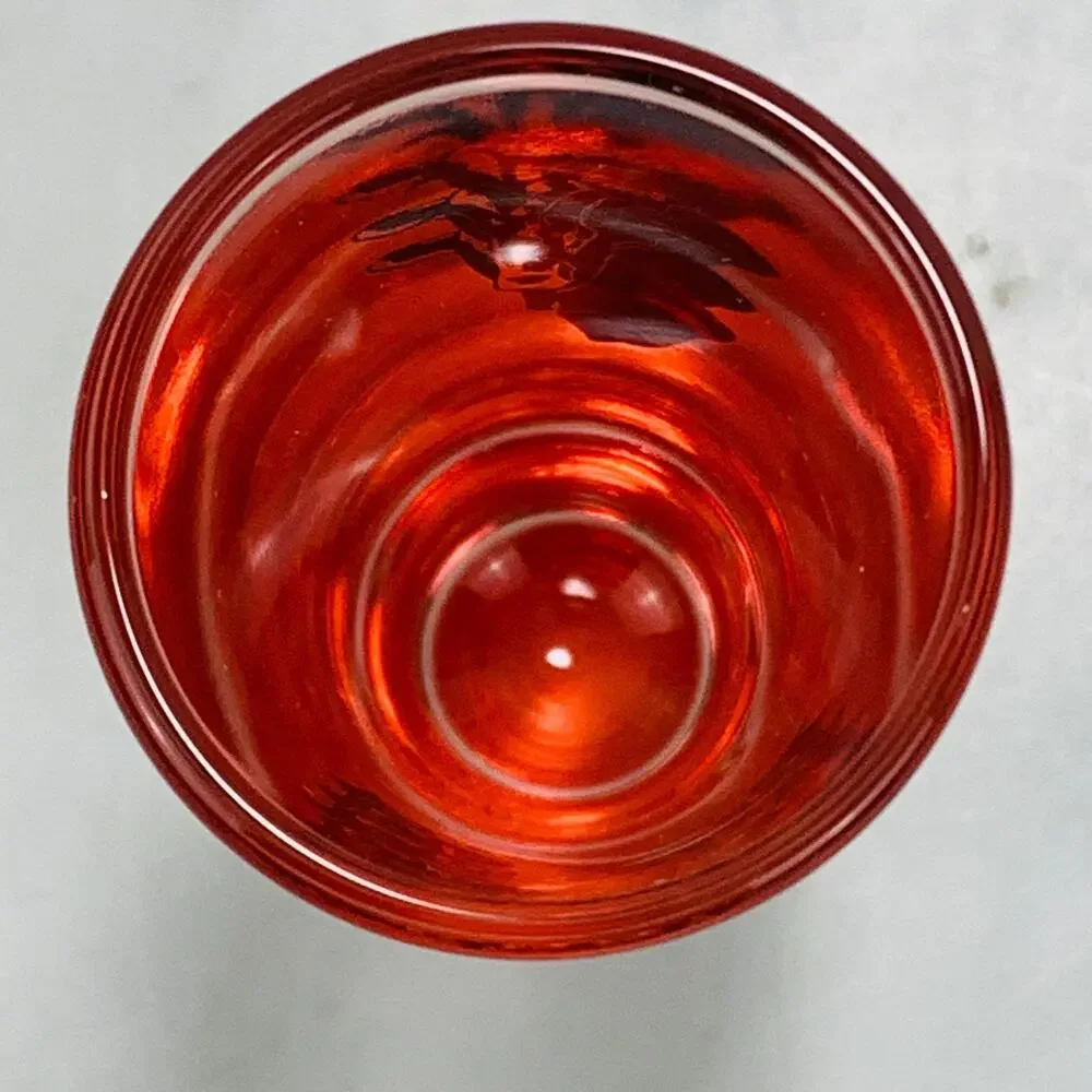 CABRITO Set of 8 Double Shooter Glasses 2 oz Red Tequila Reposado Shot NEW